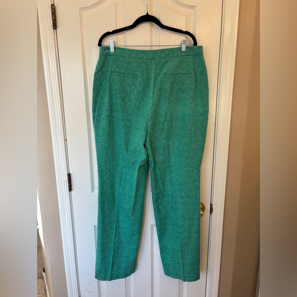 Elie Tahari Green Lined Women’s Pants Women’s Size 16 New Style #ETR41196 Work - Picture 2 of 11